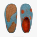 mim papuče od filca djeca B6LZ225 Vivobarefoot vodena naranča - Image 2