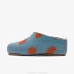 mim papuče od filca djeca B6LZ225 Vivobarefoot vodena naranča - Image 3