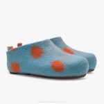 mim papuče od filca djeca B6LZ225 Vivobarefoot vodena naranča - Image 4